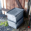 Vanntett oppbevaringsboks med lokk 34L, SmartStore Dry