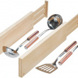 Uttrekkbar skuffeskiller i tre 2-pakk, 42-57 cm