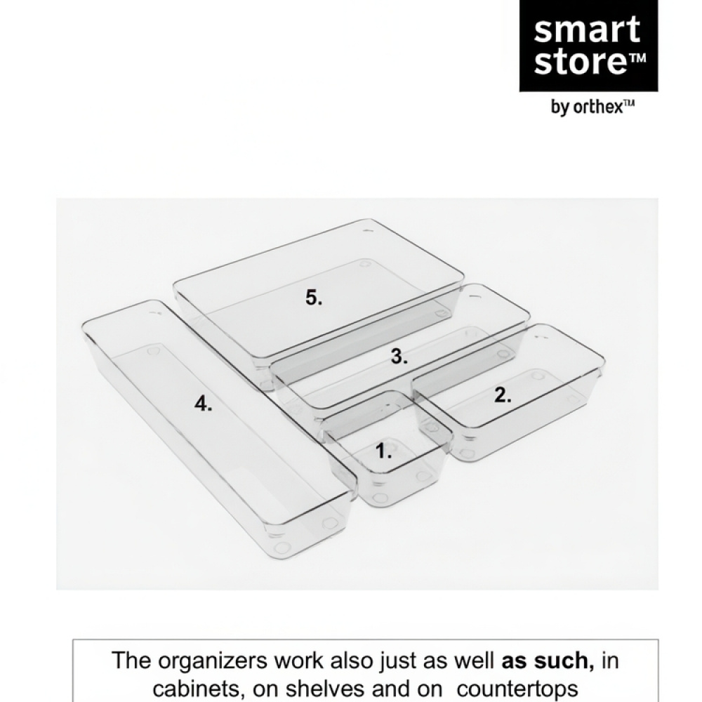 Skuffinnredning for småoppbevaring, 30x20x6 cm, SmartStore i gruppen Oppbevaring / Oppbevaringsbokser / Småoppbevaring hos SmartaSaker.se (41914)