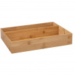 Skuffinnsats i bambus med 3 rom, 38x28 cm, 5five