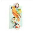 Glassmagneter 4-pack, Blomster