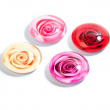 Magnet i glass 4-pack, Roser