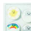 Glassmagneter 4-pack, Vær