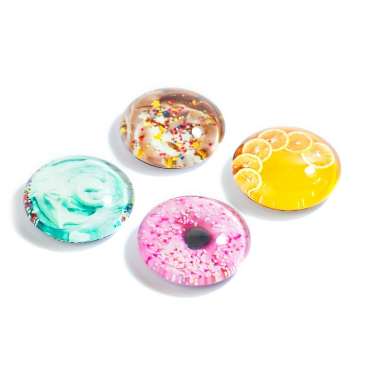 Glassmagneter 4-pack, Bakverk i gruppen Oppbevaring hos SmartaSaker.se (41982)