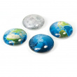 Glassmagneter 4-pack, Verden