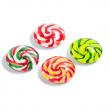Glassmagneter 4-pack, Kjærlighet på pinne