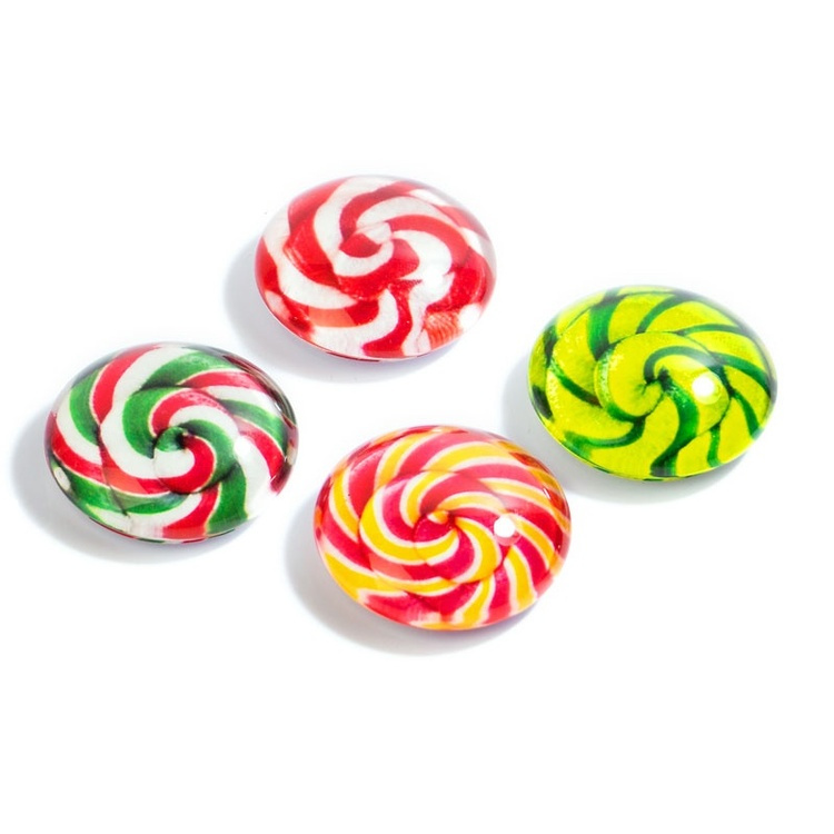 Glassmagneter 4-pack, Kjærlighet på pinne i gruppen Oppbevaring hos SmartaSaker.se (41984)