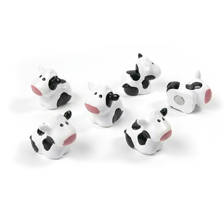 Magnetfigur 6-pack, Ku i gruppen Oppbevaring hos SmartaSaker.se (41993)