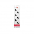 Minimagnet sylinder 6-pakk, Svart