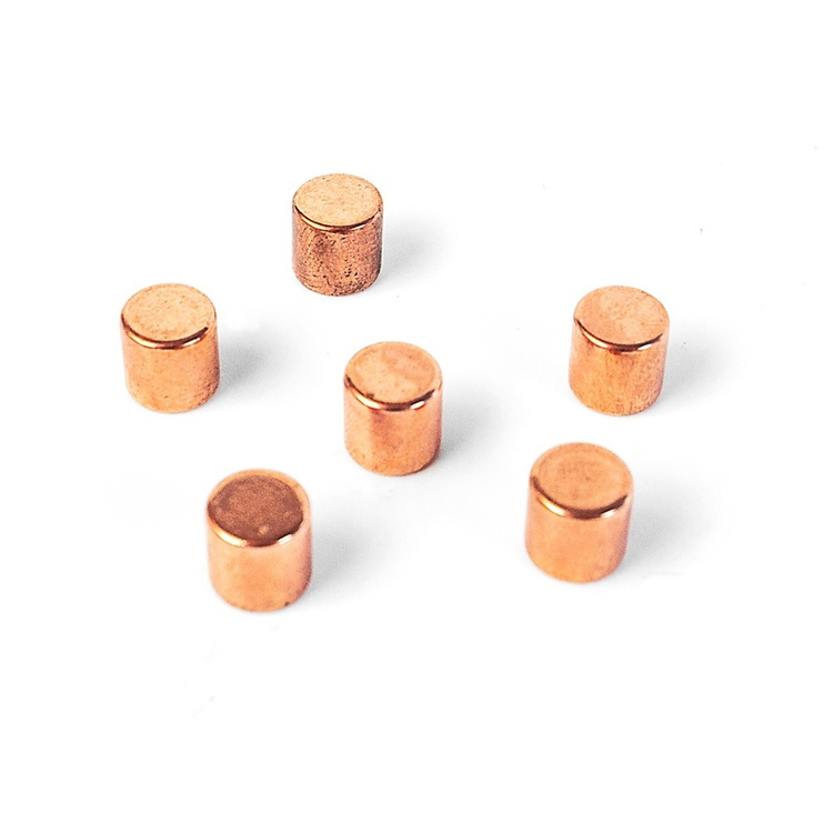 Minimagnet sylinder 6-pakning, Kobber i gruppen Oppbevaring hos SmartaSaker.se (42004)