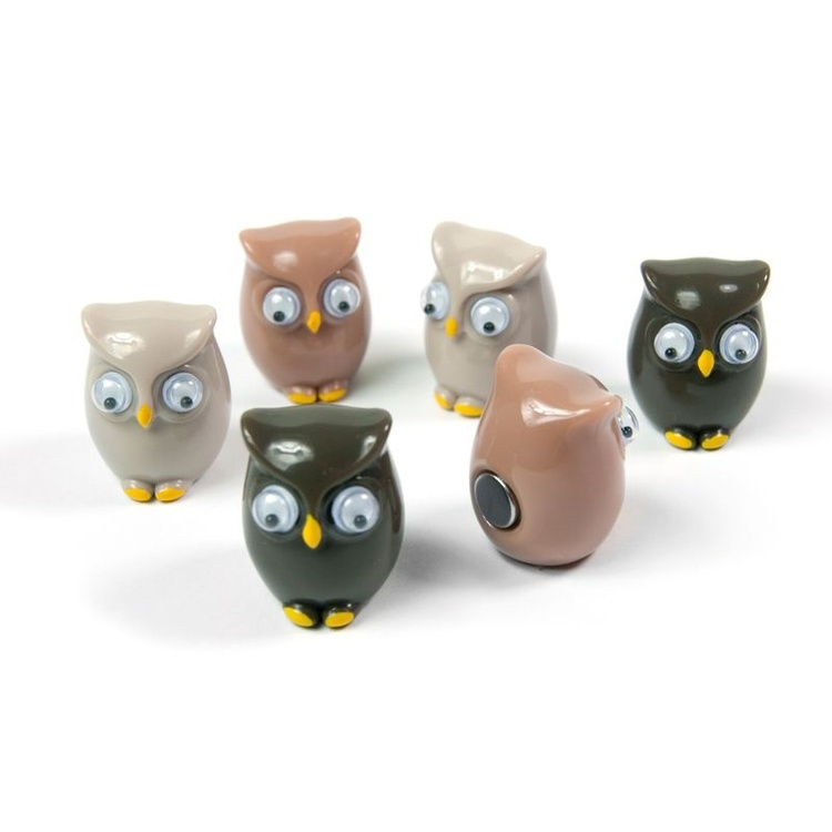 Magnetfigur 6-pack, Ugle i gruppen Oppbevaring hos SmartaSaker.se (42006)
