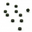 Magneter, mini, sterke, 10 stk, STEELY BLACK, Ø 0,6 x H 0,3 cm, Sort