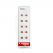 Rund minimagnet 10-pack, Kobber