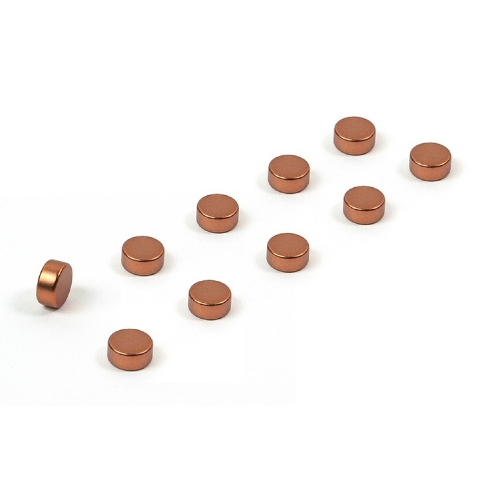 Rund minimagnet 10-pack, Kobber i gruppen Oppbevaring hos SmartaSaker.se (42023)