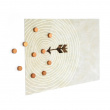 Rund minimagnet 10-pack, Kobber