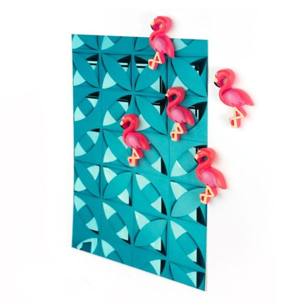 Magnetfigur 5-pakning, Flamingo i gruppen Oppbevaring hos SmartaSaker.se (42031)