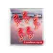 Magnetfigur 5-pakning, Flamingo