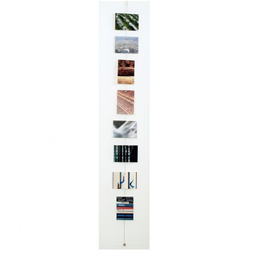 Magnetisk fotoheng med vekt og 8 magneter 150 cm, sølv i gruppen Magnetoppbevaring hos SmartaSaker.se (42048)