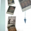 Magnetisk fotoholder med lodd og 8 magneter 150 cm