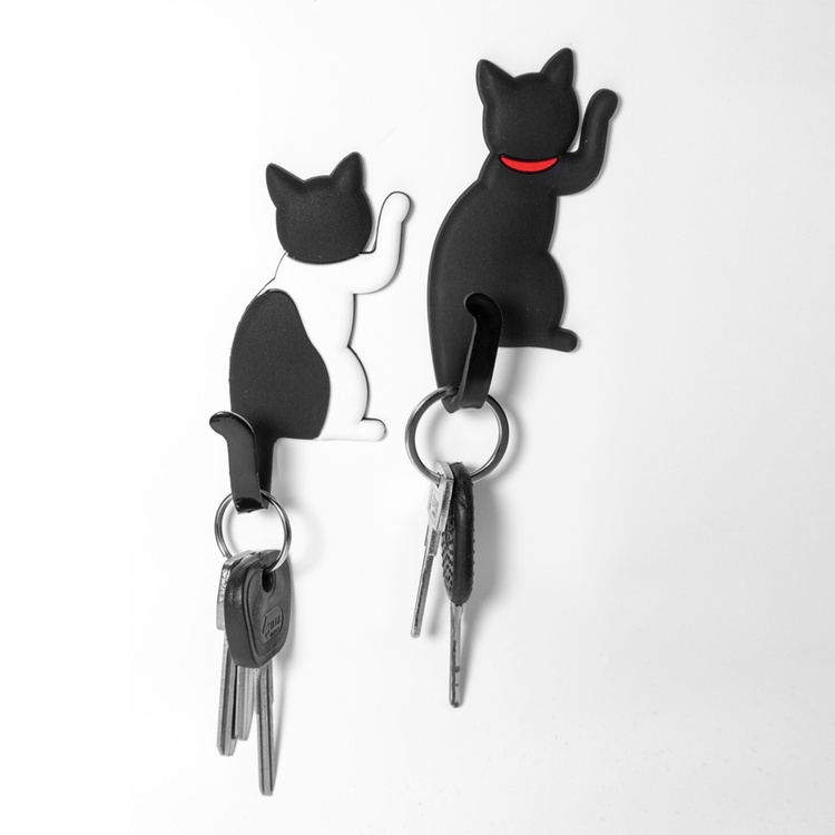 Kattformet magnetkrok 2-pack i gruppen Oppbevaring hos SmartaSaker.se (42069)