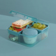 Bentoboks med rom og beholder 1,25L, Sistema