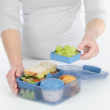 Bentoboks med rom og beholder 1,25L, Sistema