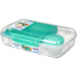 Bentoboks med rom og beholder 1,76L, Sistema