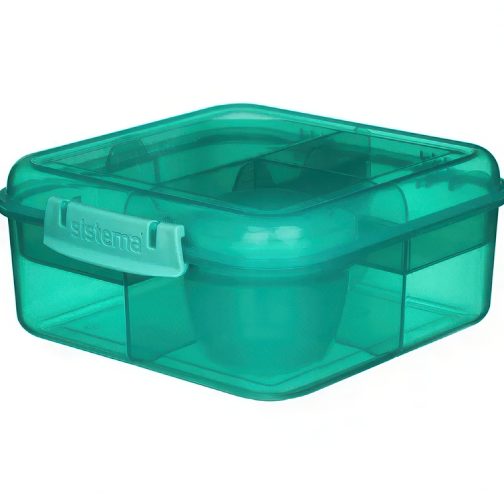 Bentoboks med 5 rom og beholder 1,25 L, Sistema i gruppen Oppbevaring hos SmartaSaker.se (42121)