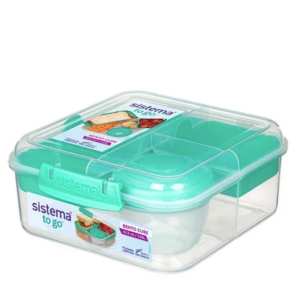 Bentoboks med 5 rom og beholder 1,25 L, Sistema i gruppen Oppbevaring hos SmartaSaker.se (42122)
