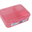Bentoboks med 5 rom og beholder 1,65L, Sistema