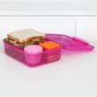 Bentoboks med 5 rom og beholder 1,65L, Sistema
