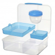 Bentoboks med 5 rom og beholder 1,65L, Sistema