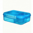 Bentoboks med 5 rom og beholder 1,65L, Sistema
