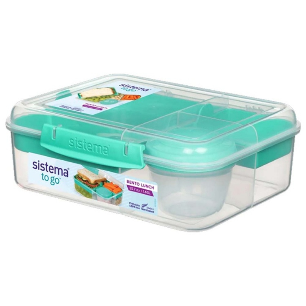 Bentoboks med rom og beger 1,48 L, Sistema i gruppen Oppbevaring / Kjøkkenskap hos SmartaSaker.se (42129)