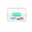 Todelt matboks med rom 1,4 L, Sistema, Mint