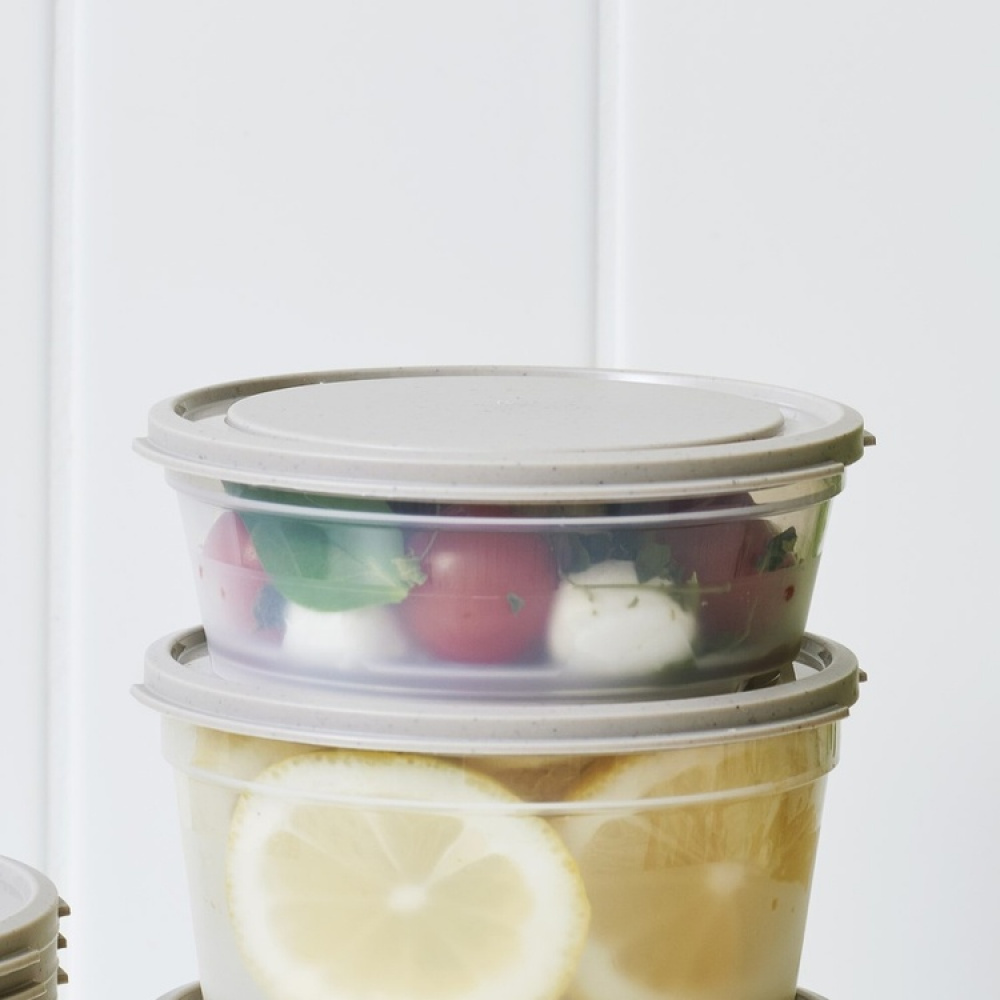 Liten matboks rund 0,3 L, SmartStore, Grå i gruppen Oppbevaring hos SmartaSaker.se (42137)