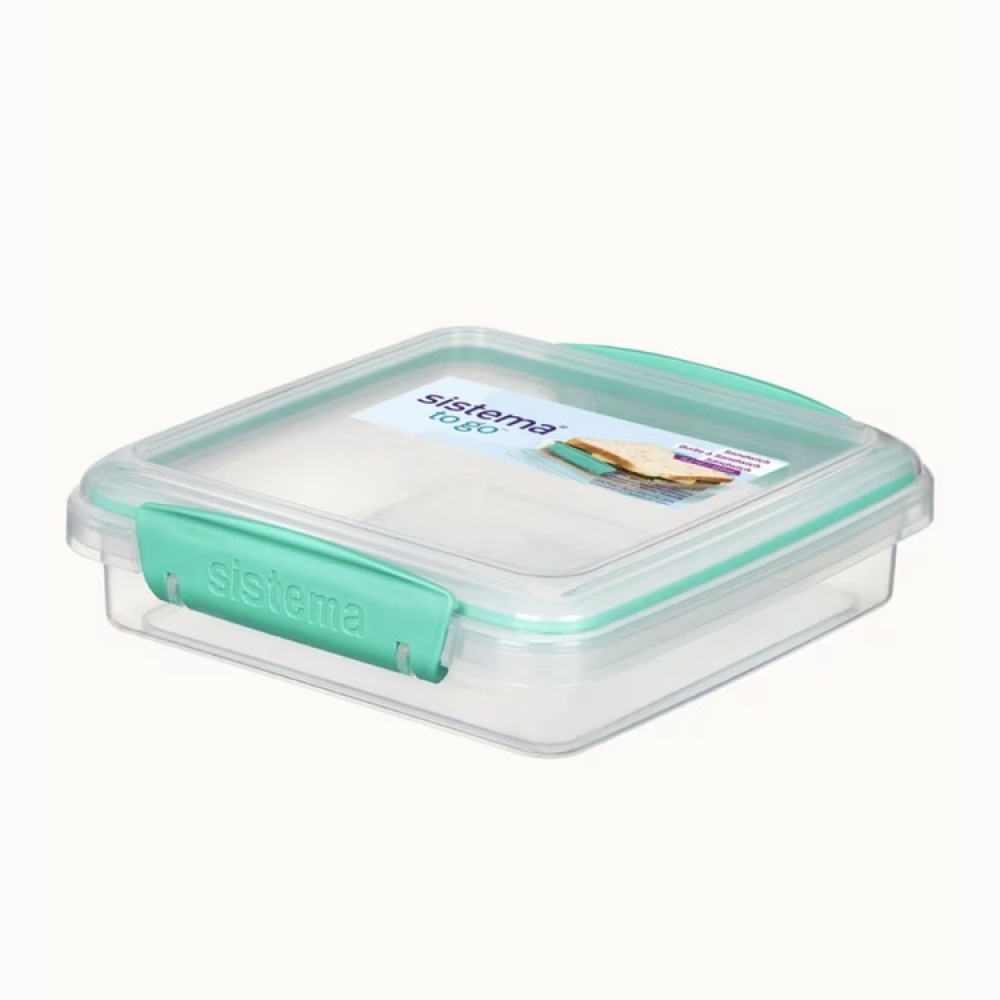 Smørbrødboks 0,45L, Sistema i gruppen Oppbevaring / Kjøkkenskap / Matbokser / Matbokser i plast hos SmartaSaker.se (42160)