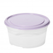 Liten matboks rund 0,45 L, SmartStore, Lilla