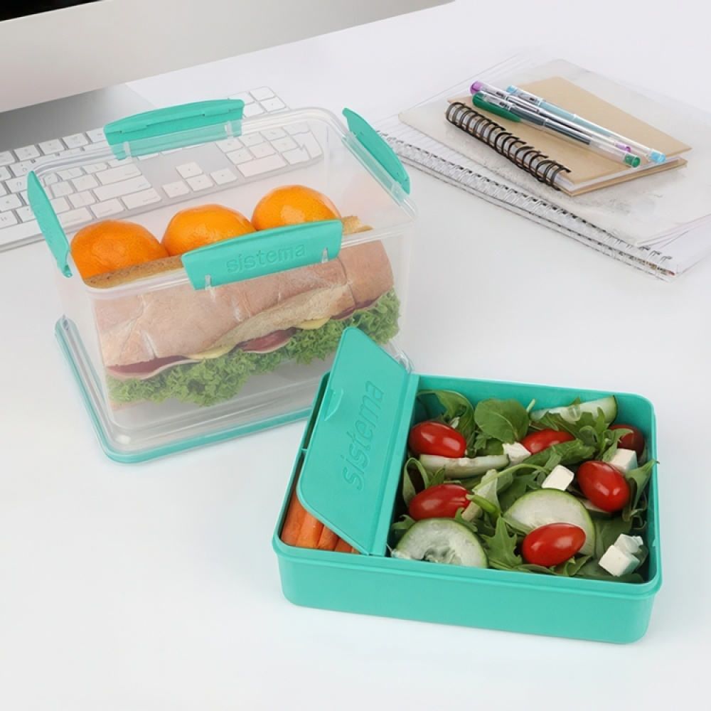 Stor matboks med innsats 2,3L, Sistema i gruppen Oppbevaring hos SmartaSaker.se (42181)