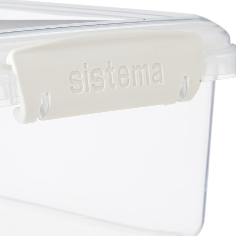 Todelt matboks 1L, Sistema, Hvit i gruppen Oppbevaring / Kjøkkenskap / Matbokser / Matbokser i plast hos SmartaSaker.se (42189)