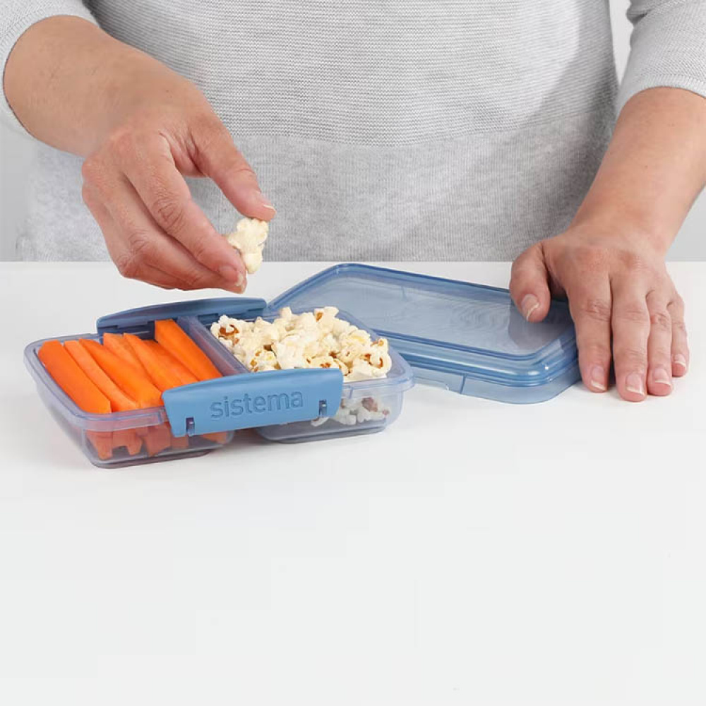 Todelt snacksboks 0,35 L, Sistema i gruppen Oppbevaring hos SmartaSaker.se (42191)