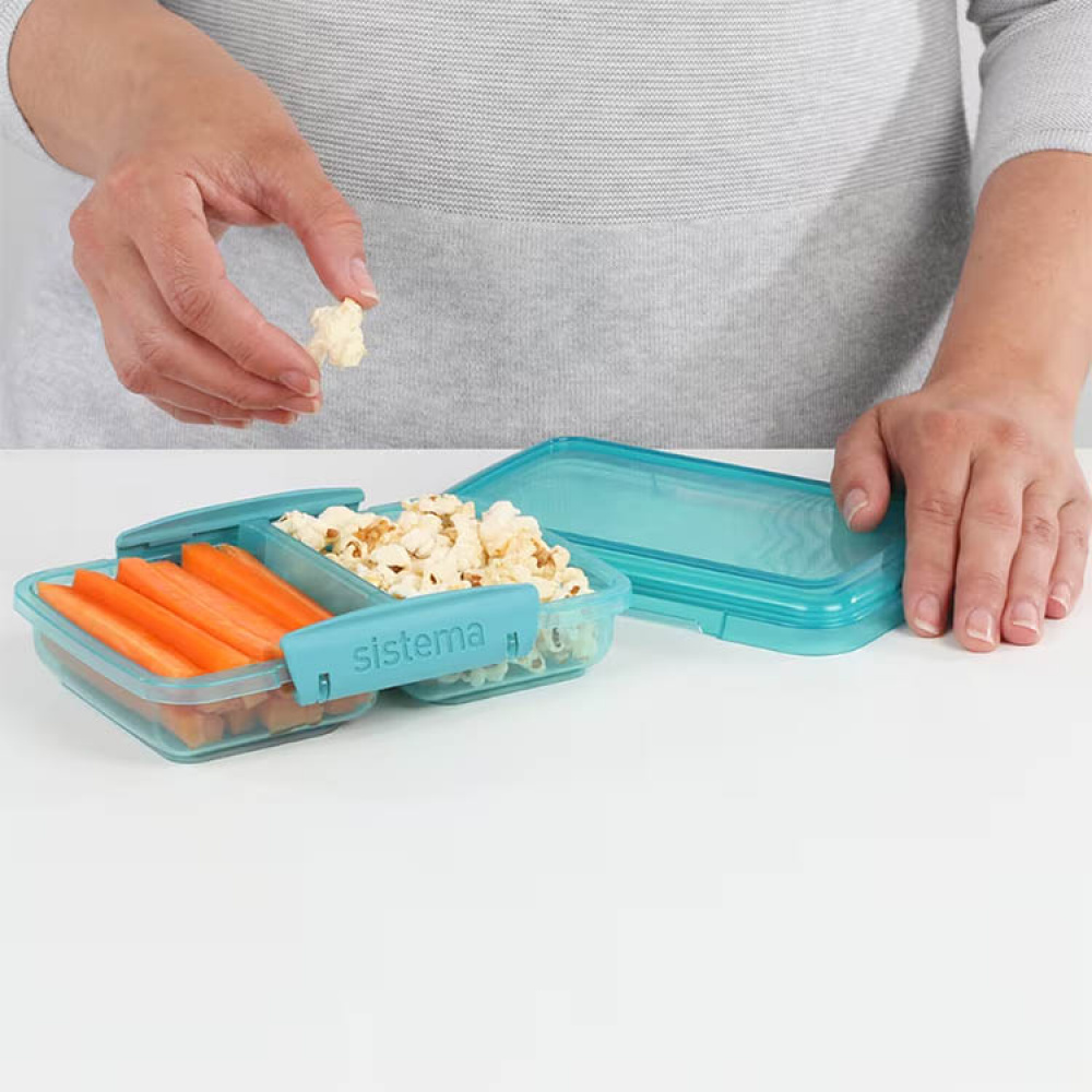 Todelt snacksboks 0,35 L, Sistema i gruppen Oppbevaring hos SmartaSaker.se (42191)