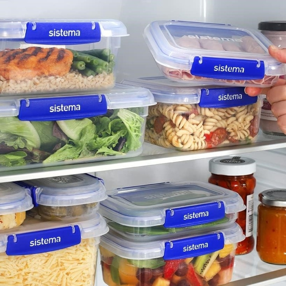 Stor kvadratisk oppbevaringsboks 5,5 L, Sistema i gruppen Oppbevaring hos SmartaSaker.se (42193)