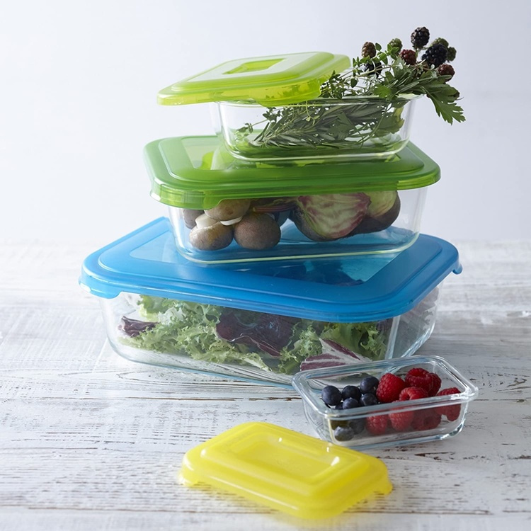 Matboksesett i glass 4 deler, Joseph Joseph i gruppen Oppbevaring hos SmartaSaker.se (42200)