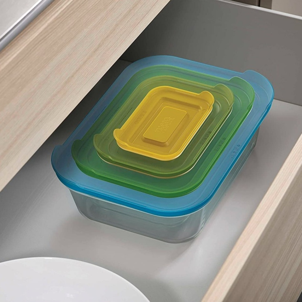 Matboksesett i glass 4 deler, Joseph Joseph i gruppen Oppbevaring hos SmartaSaker.se (42200)