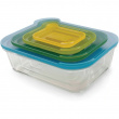 Matboksesett i glass 4 deler, Joseph Joseph