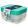 Tredelt matboks 5-pakning 1,9 L, Sistema