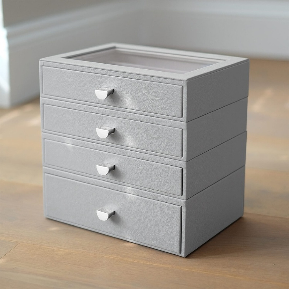 Smykkeskrin 4 skuffer, Classic, Stackers i gruppen Oppbevaring hos SmartaSaker.se (42254)