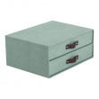 Minikommode 2 skuffer, Birger canvas, Bigso