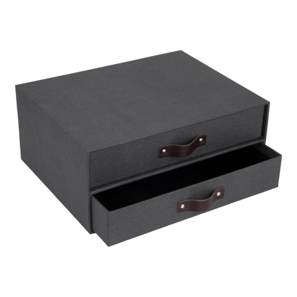 Minikommode 2 skuffer, Birger canvas, Bigso i gruppen Oppbevaring / Oppbevaringsbokser / Bigso oppbevaringsbokser hos SmartaSaker.se (42261)